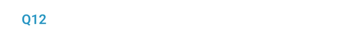 Q12.「行動が早いね！」とよく言われる。